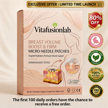 🔥Limited-time 60% sale--Vitafusionlab Targeted Breast Enhancement Advanced Nano-Microneedle Patches