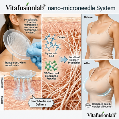 🔥Limited-time 60% sale--Vitafusionlab Targeted Breast Enhancement Advanced Nano-Microneedle Patches