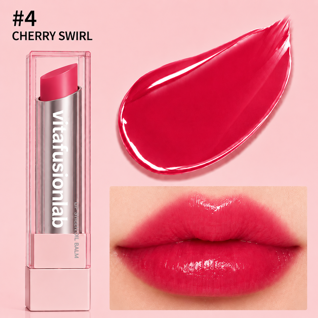🔥Last Day Buy 1 Get 1 Free|Vitafusionlab GLOW VEIL LIP SHEEN OIL BALM