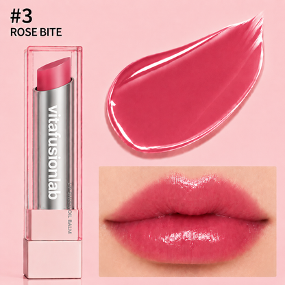 🔥Last Day Buy 1 Get 1 Free|Vitafusionlab GLOW VEIL LIP SHEEN OIL BALM